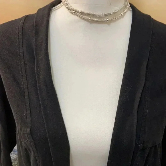 Sweet Romeo black open cardigan sz S - Picture 2 of 7